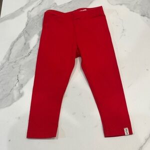 Red baby Leggings
